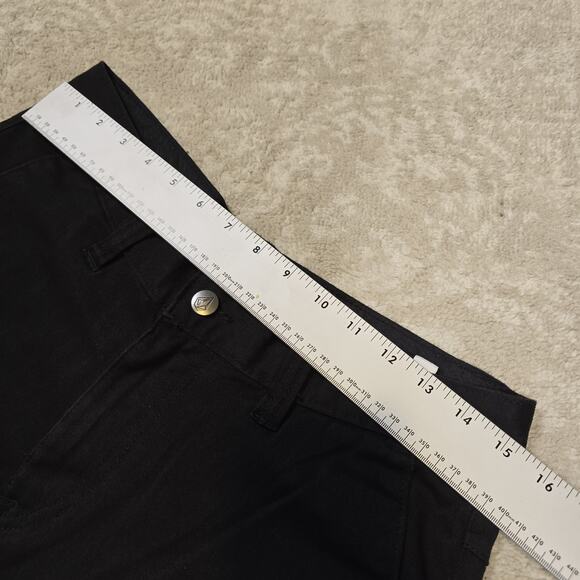 Volcom Mens Chino Shorts Size 30 Black Casual Surf Skate 10.5" Inseam - Picture 4 of 8